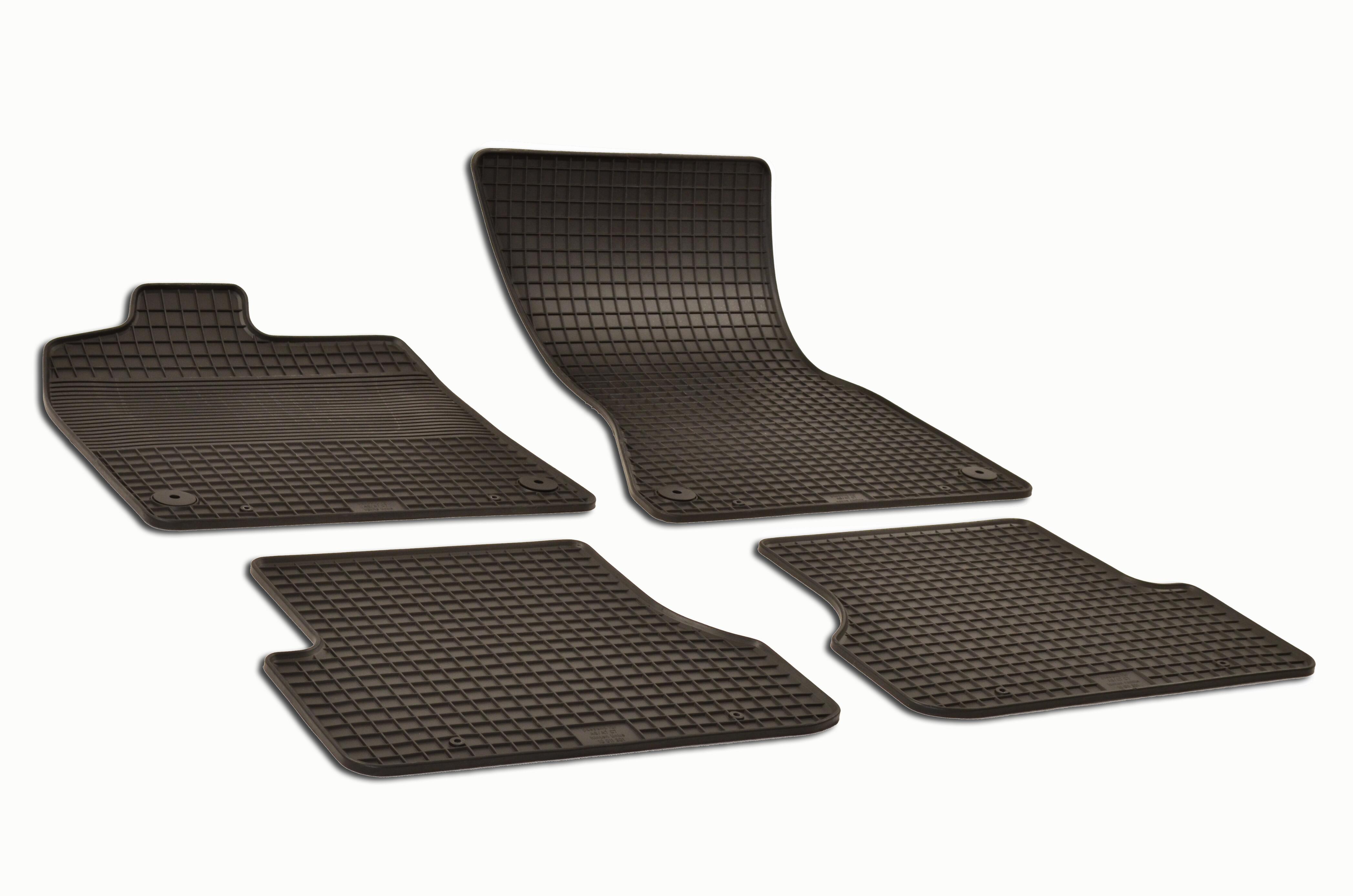 Audi Floor Mat Set - Front and Rear (All-Weather) (Black) 4G1061221041 - eEuro Preferred 217134